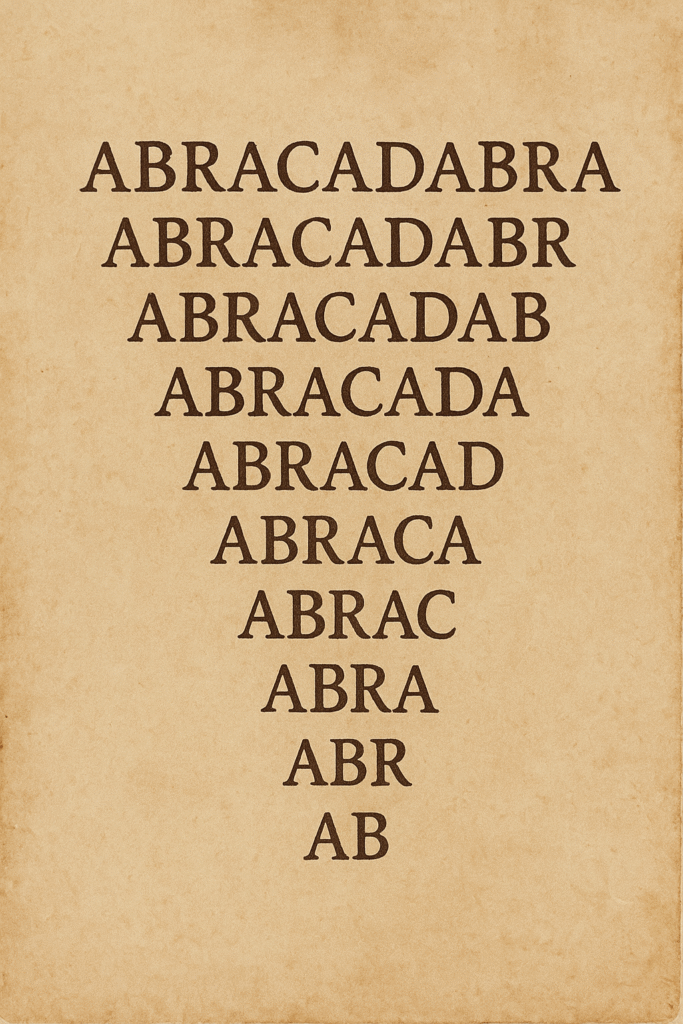 abracadabra