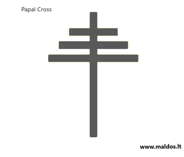 papal cross, popiežiaus kryžius